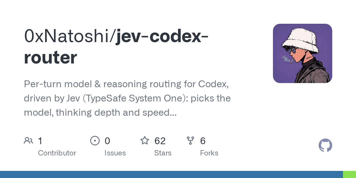 0xNatoshi/jev-codex-router preview