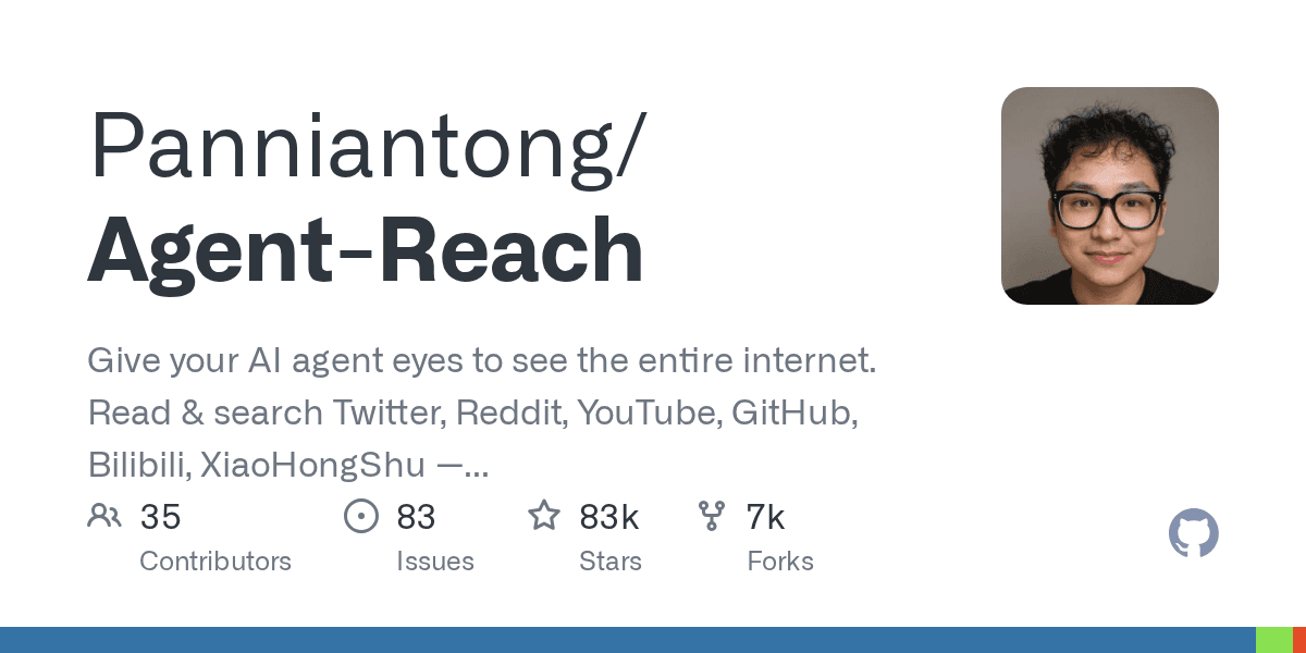 Panniantong/Agent-Reach preview