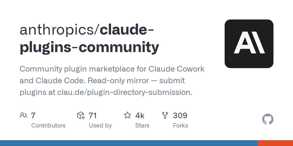 anthropics/claude-plugins-community preview