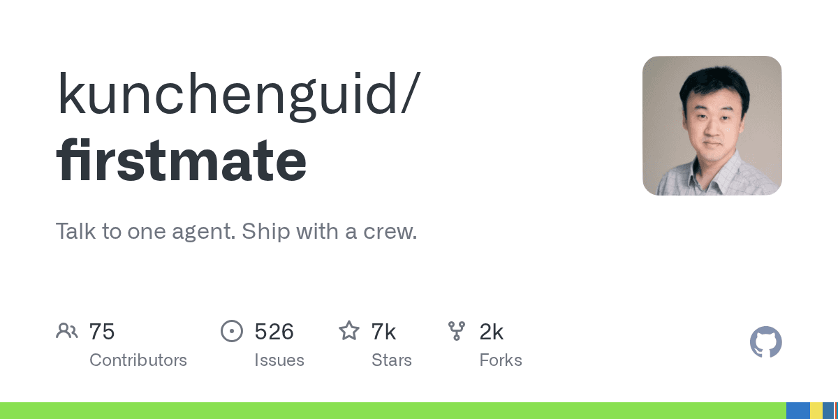 kunchenguid/firstmate preview