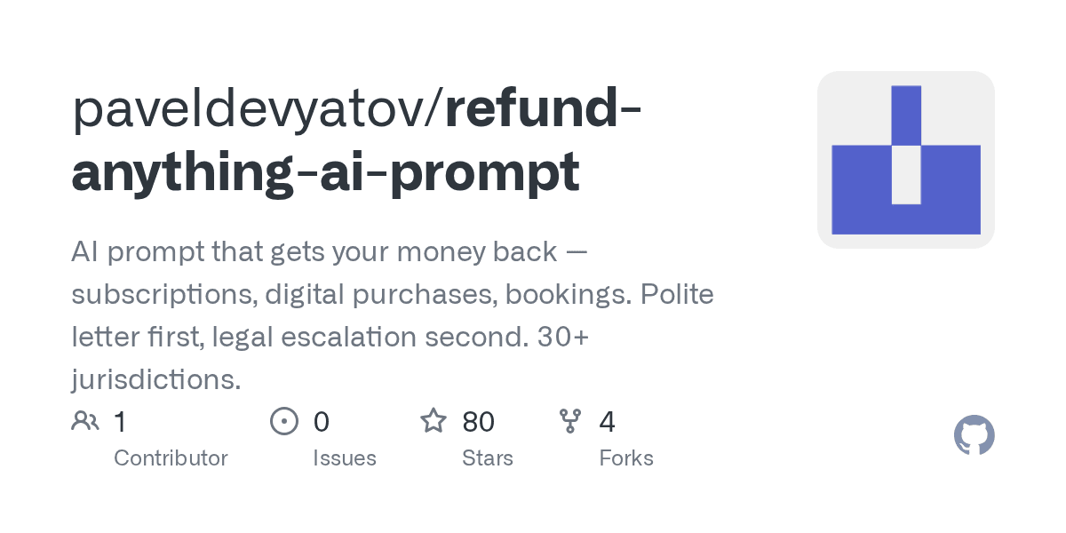 paveldevyatov/refund-anything-ai-prompt preview