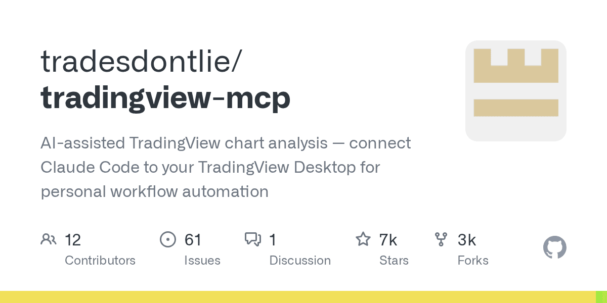tradesdontlie/tradingview-mcp preview
